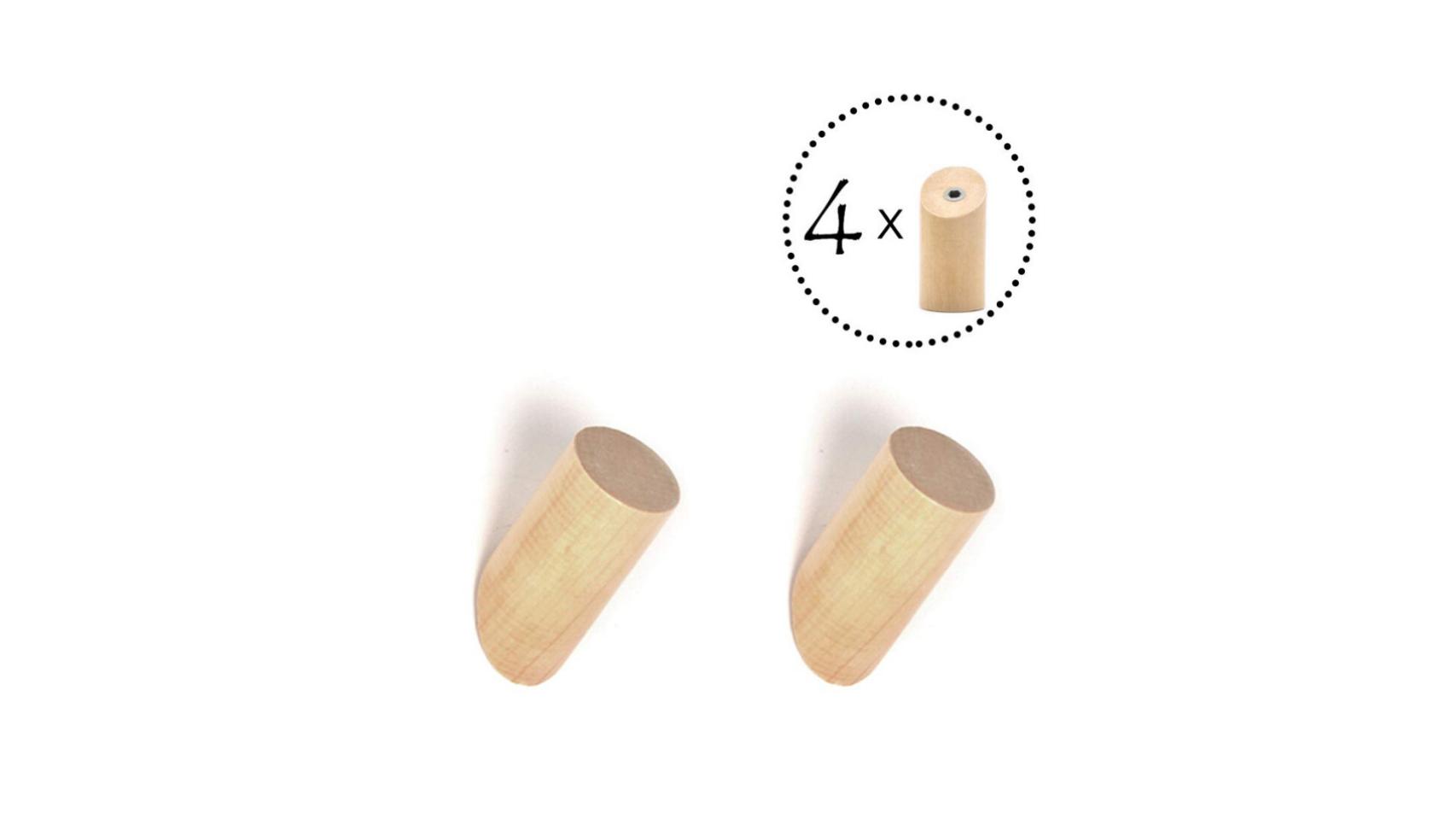 Ganchos de madera