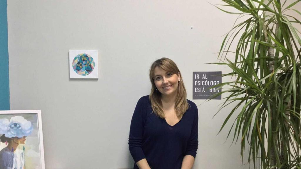 Ana Fabón ejerce de psicóloga. Tiene consulta propia.