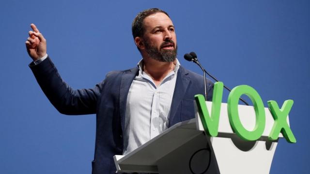 El líder de Vox, Santiago Abascal, en una imagen de archivo.