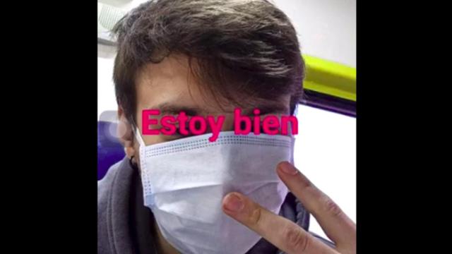 Una de las imágenes que compartió el joven en su Instagram