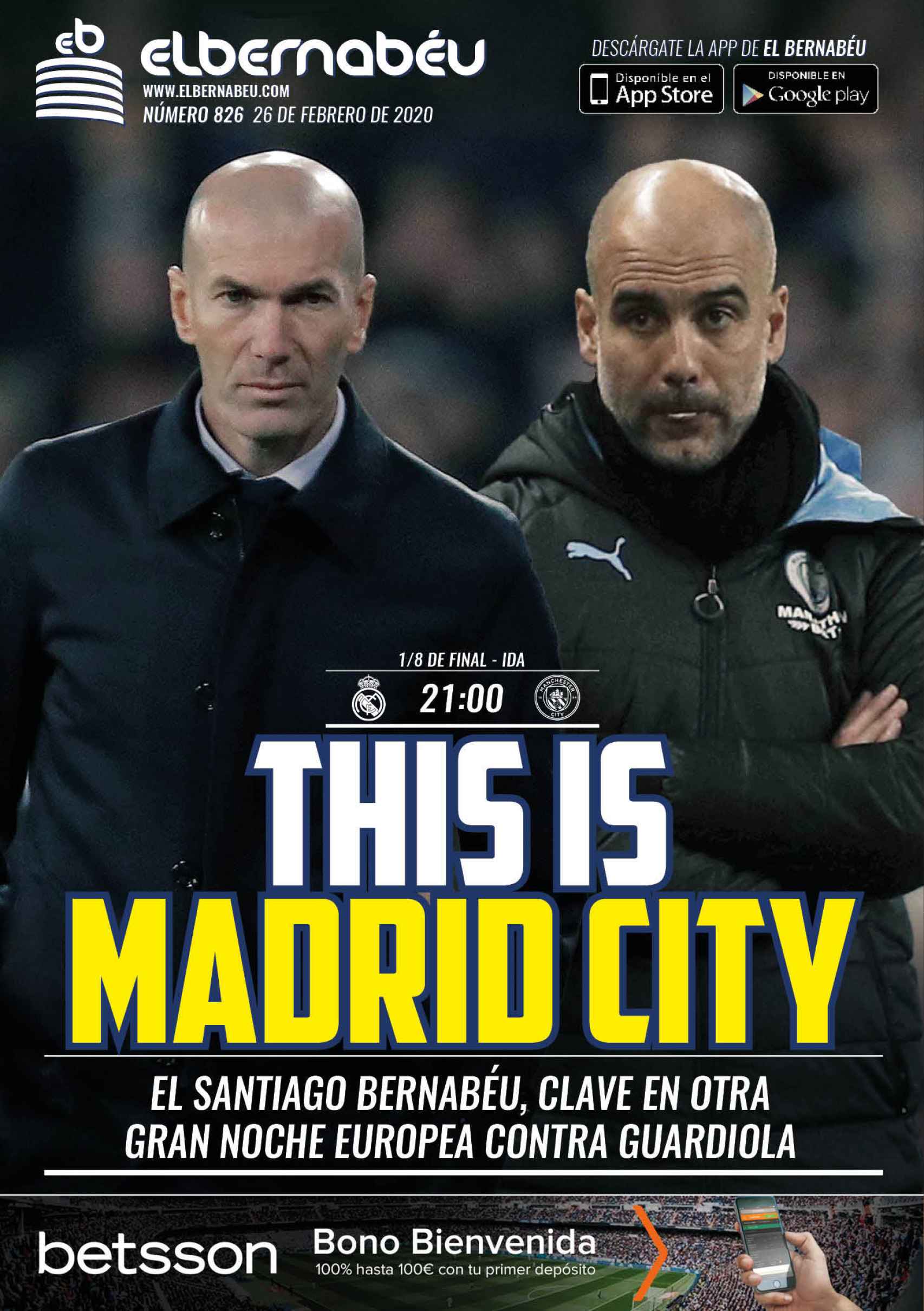 La portada de El Bernabéu (26/02/2020)