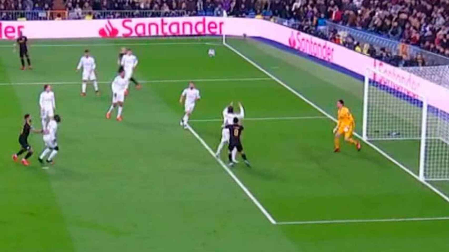 Falta previa sobre Sergio Ramos en el gol de Gabriel Jesús