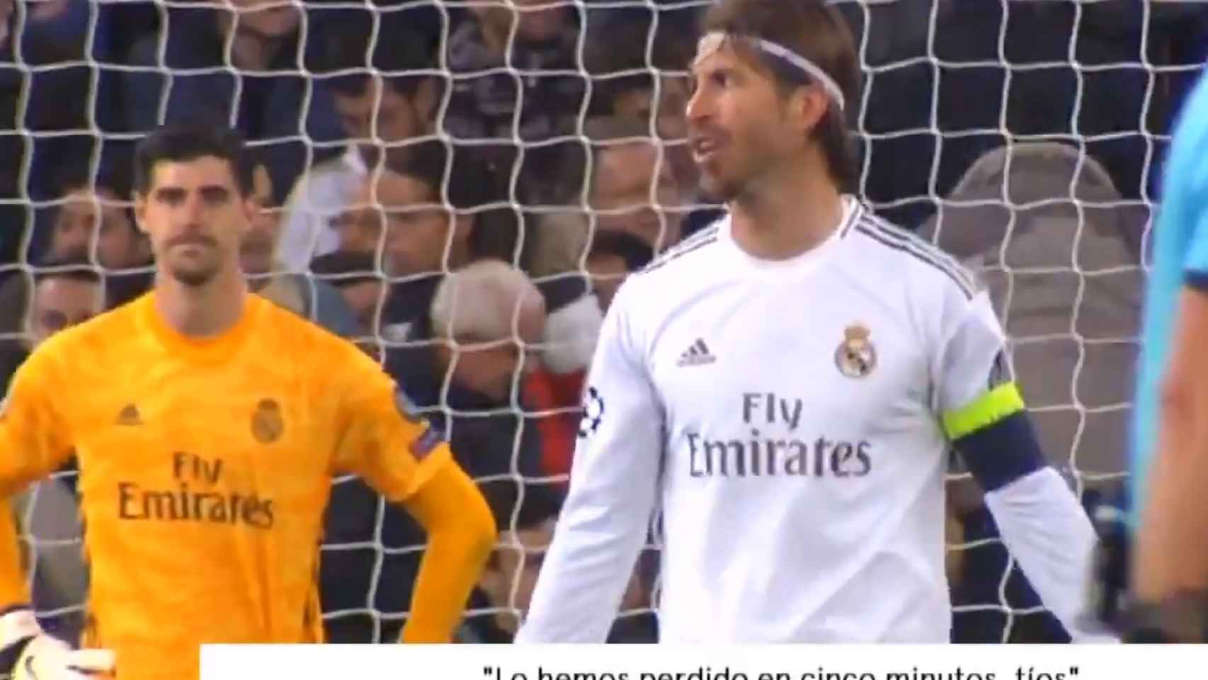 Sergio Ramos: Lo hemos perdido en cinco minutos, tíos