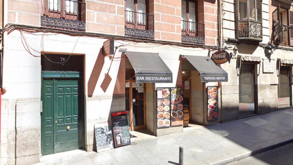 Exterior de la Tapería Mayor.