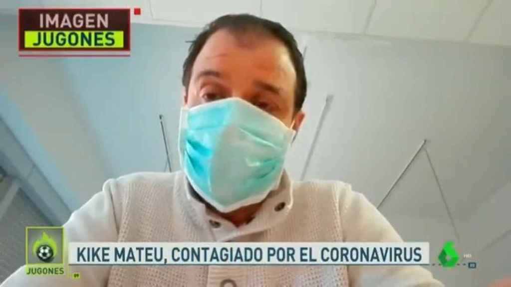 Kike Mateu, del Chiringuito de Jugones, infectado por coronavirus
