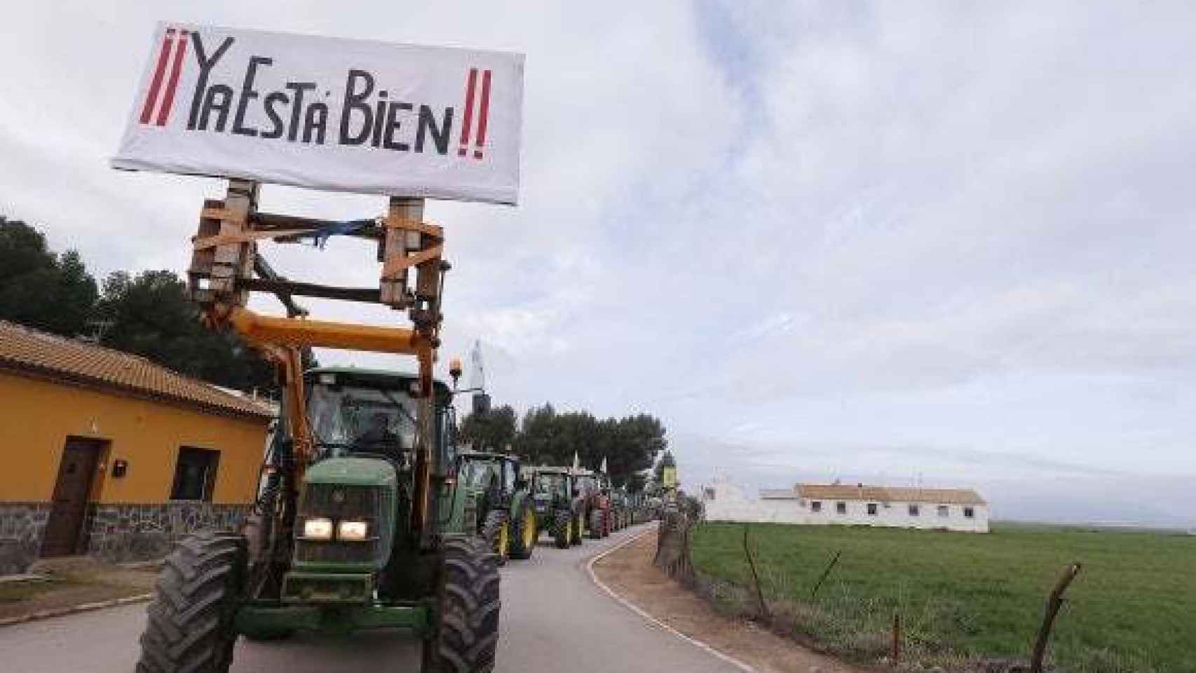 Los agricultores se han manifestado en Andalucía y Extremadura.