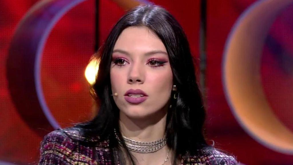 Alejandra durante uno de los programas de 'La isla de las tentaciones'.