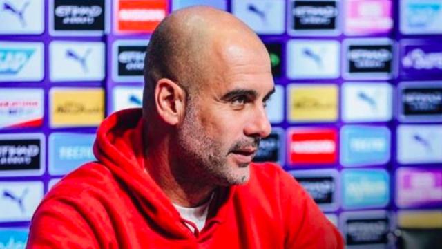 Guardiola, en rueda de prensa