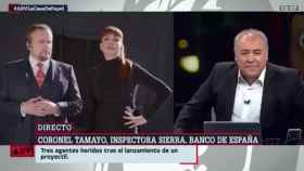 La inspectora Alicia Sierra, el coronel Tamayo y Ferreras en Al Rojo Vivo (Netflix)