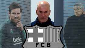 Messi, Zidane y Setién
