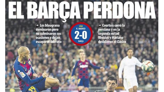 Portada Mundo Deportivo (02/03/2020)