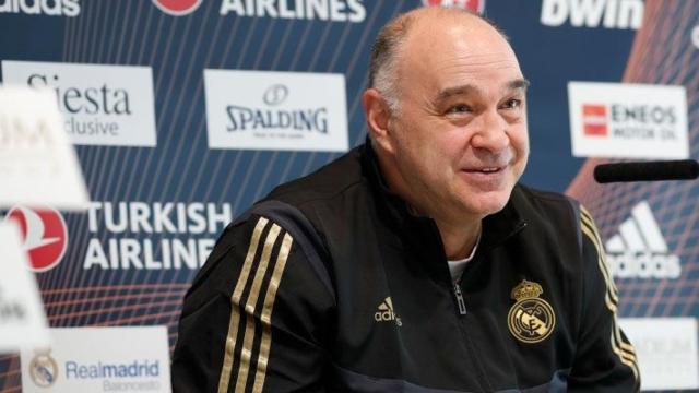 Pablo Laso, en rueda de prensa