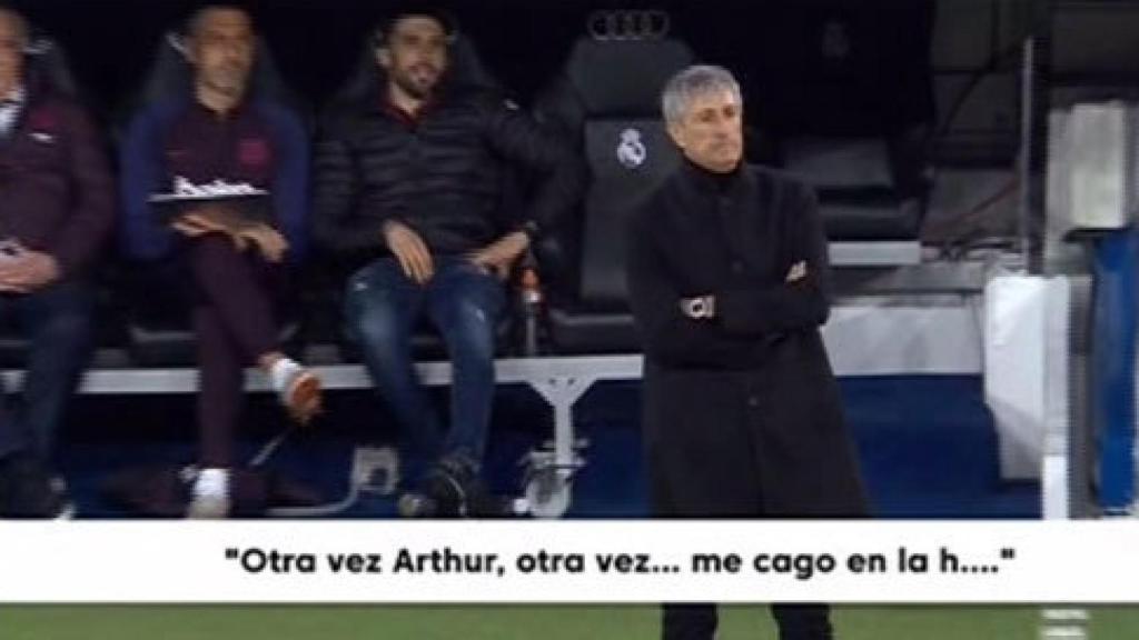 Eder Sarabia le reprocha a Arthur su actitud durante El Clásico