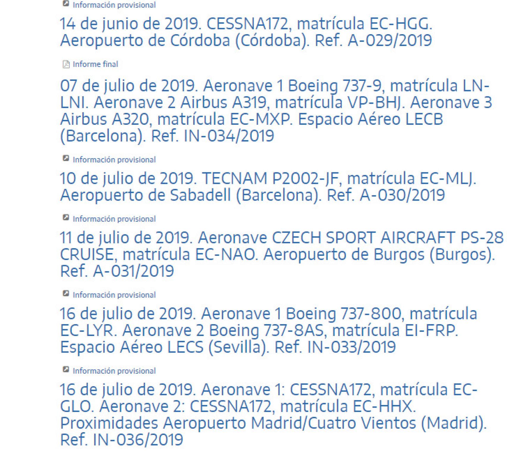 Pantallazo de la web del Ministerio de Fomento.