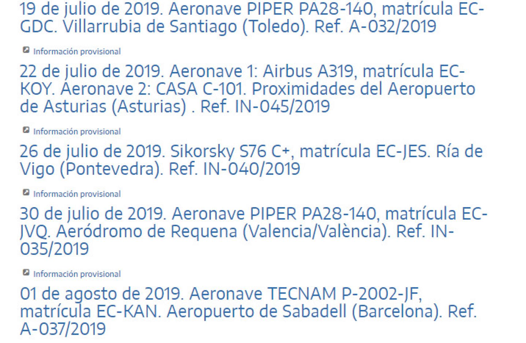Pantallazo de la web del Ministerio de Fomento.