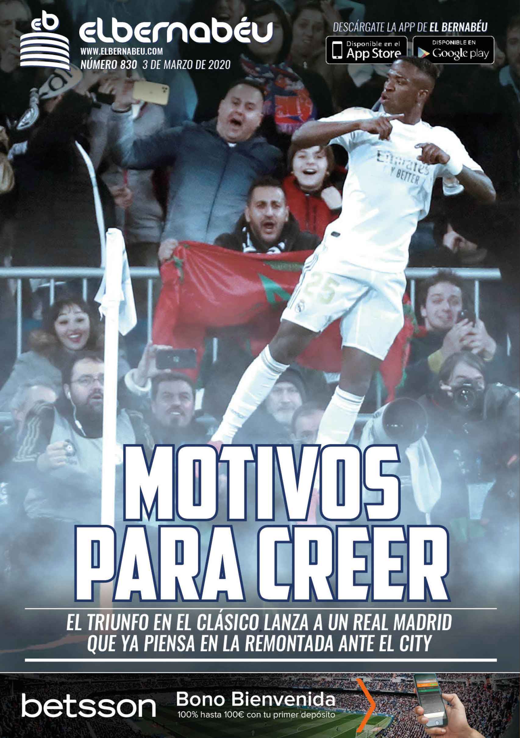 La portada de El Bernabéu (03/03/2020)