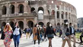 Turistas en el Coliseo