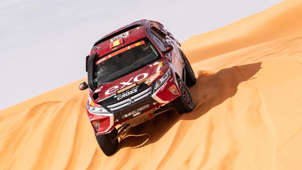 Cristina Gutiérrez durante el Rally Dakar 2020.