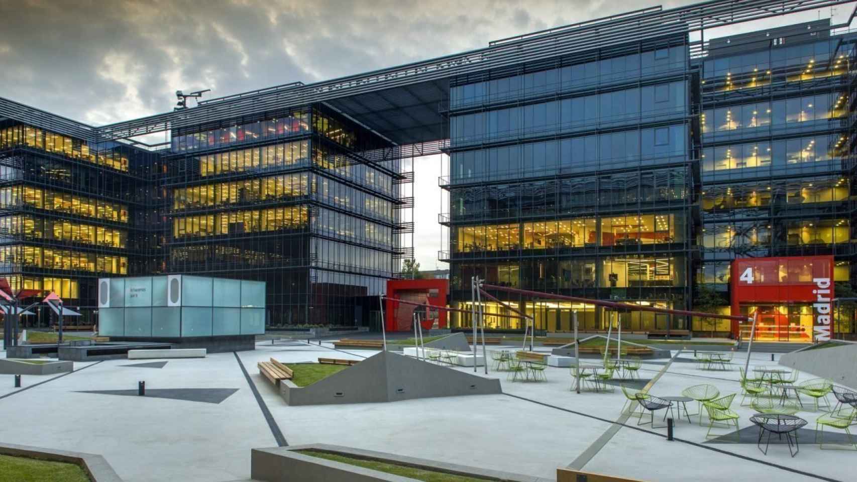 Sede central de Vodafone en Madrid.