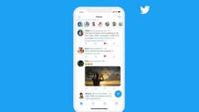 Los nuevos fleets de Twitter aparecen en la parte superior de la app