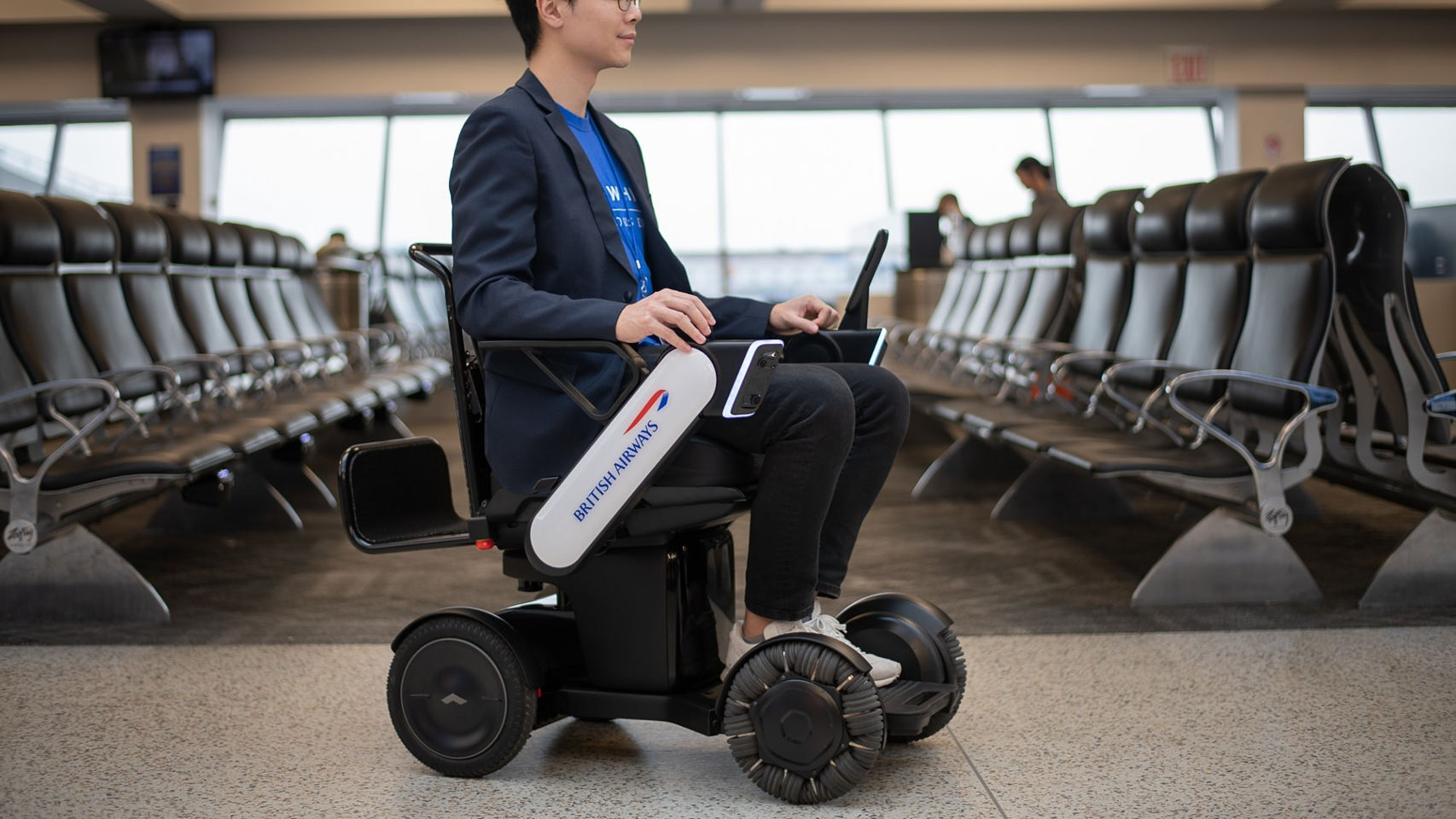 Silla de ruedas autónoma de British Airways.