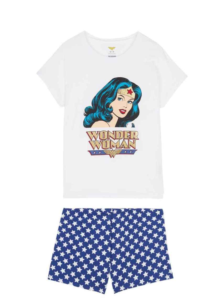 Pijama de Tezenis de Wonder Woman.