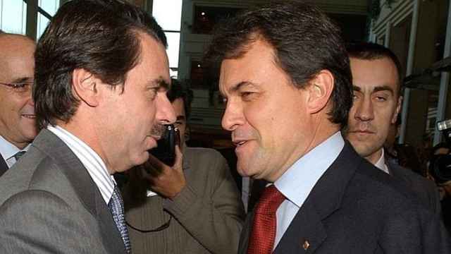 José María Aznar y Artur Mas, cara a cara.