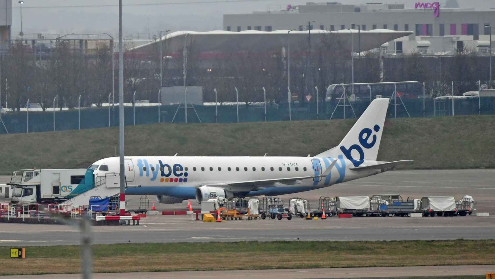 Un avión de la compañía Flybe.