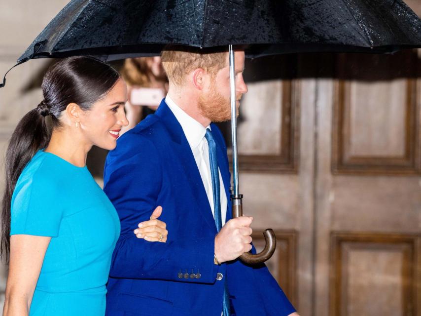 Los duques de Sussex en Londres.