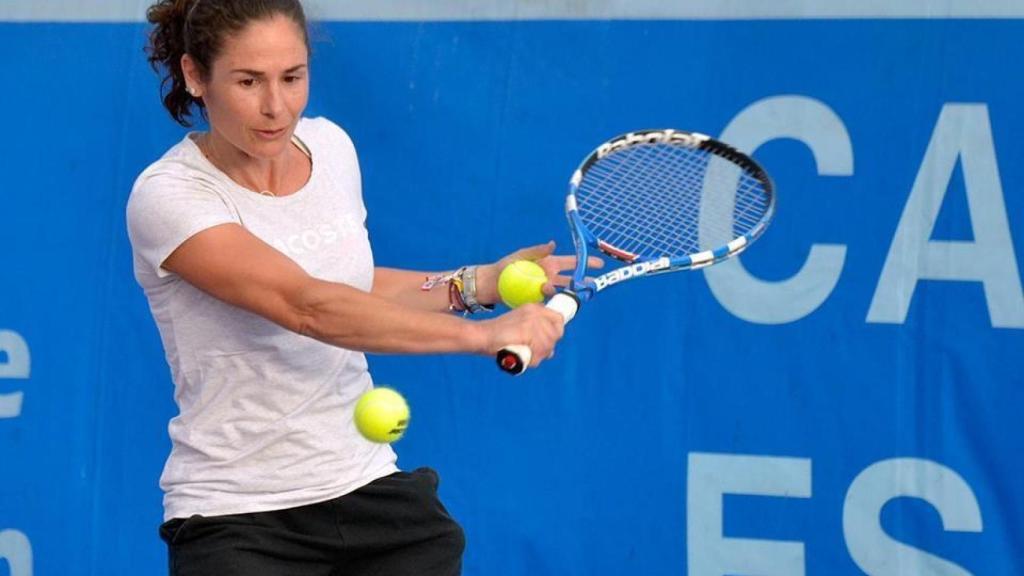 Vivi Ruano, en el Challenger de El Espinar