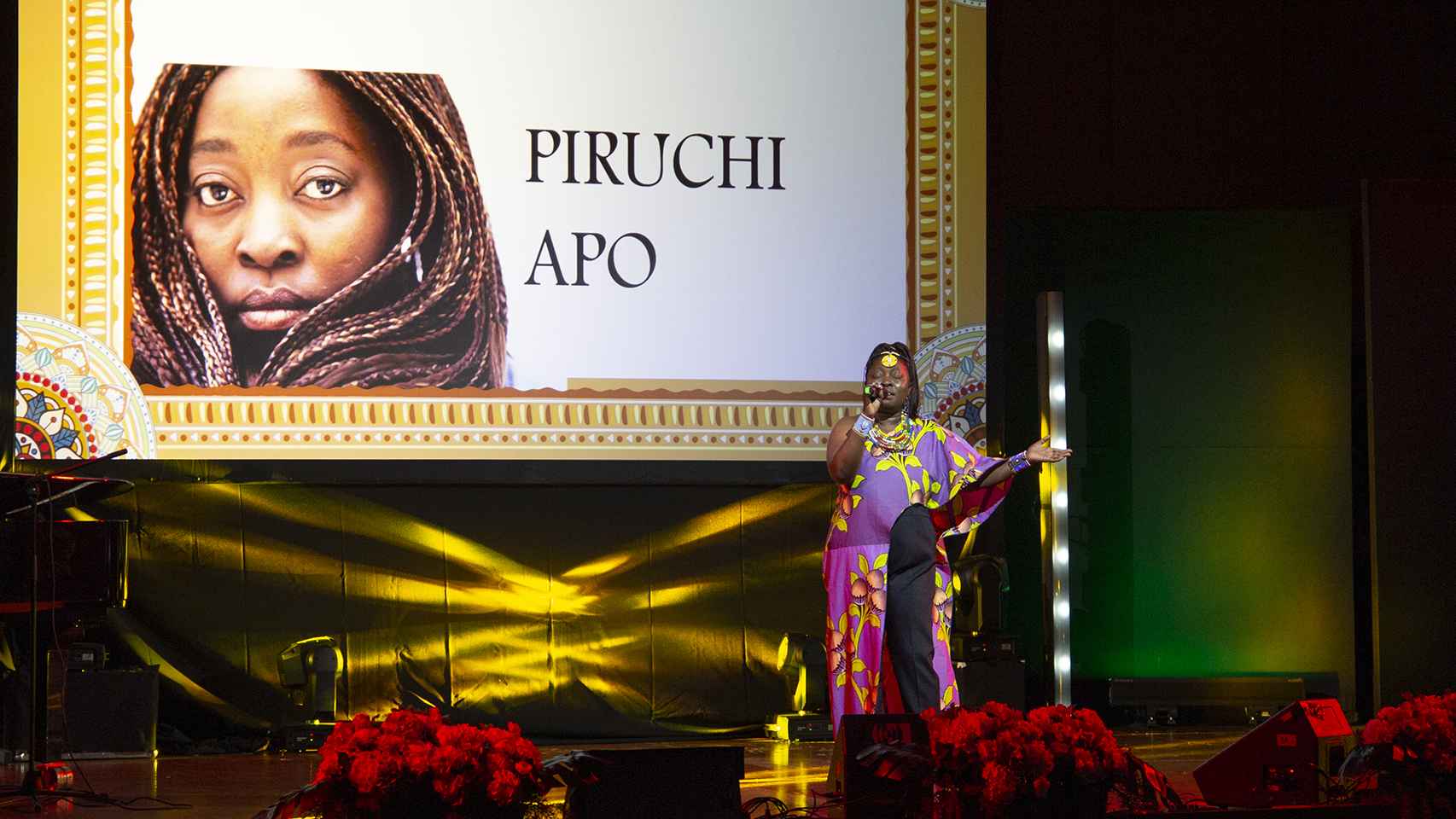 La cantante Piruchi Apo.