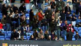 Silbidos y pañolada a Bartomeu en el Camp Nou