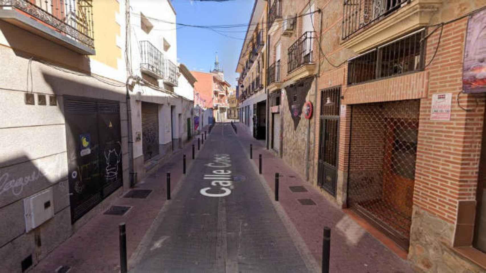 La calle Coso de Illescas, donde ha tenido lugar el suceso (Google Maps)