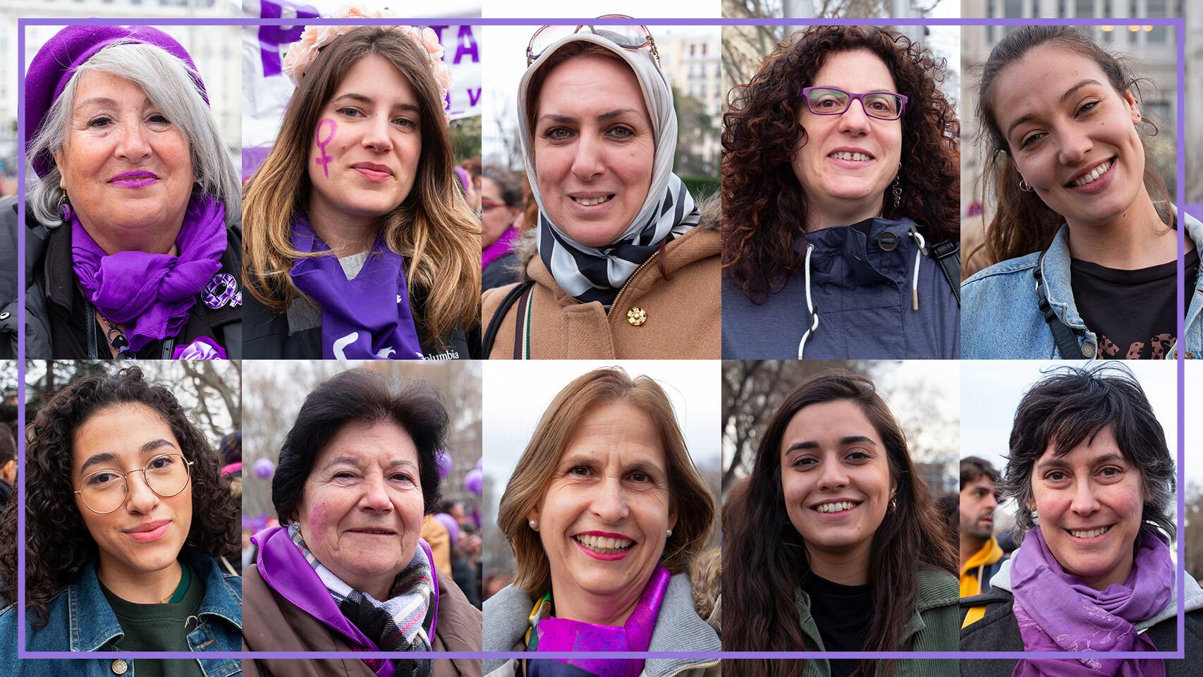 Quince mujeres, quince razones para ir a la manifestación del 8-M