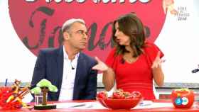 Jorge Javier y Carmen Alcayde en 'Sálvame Tomate'.