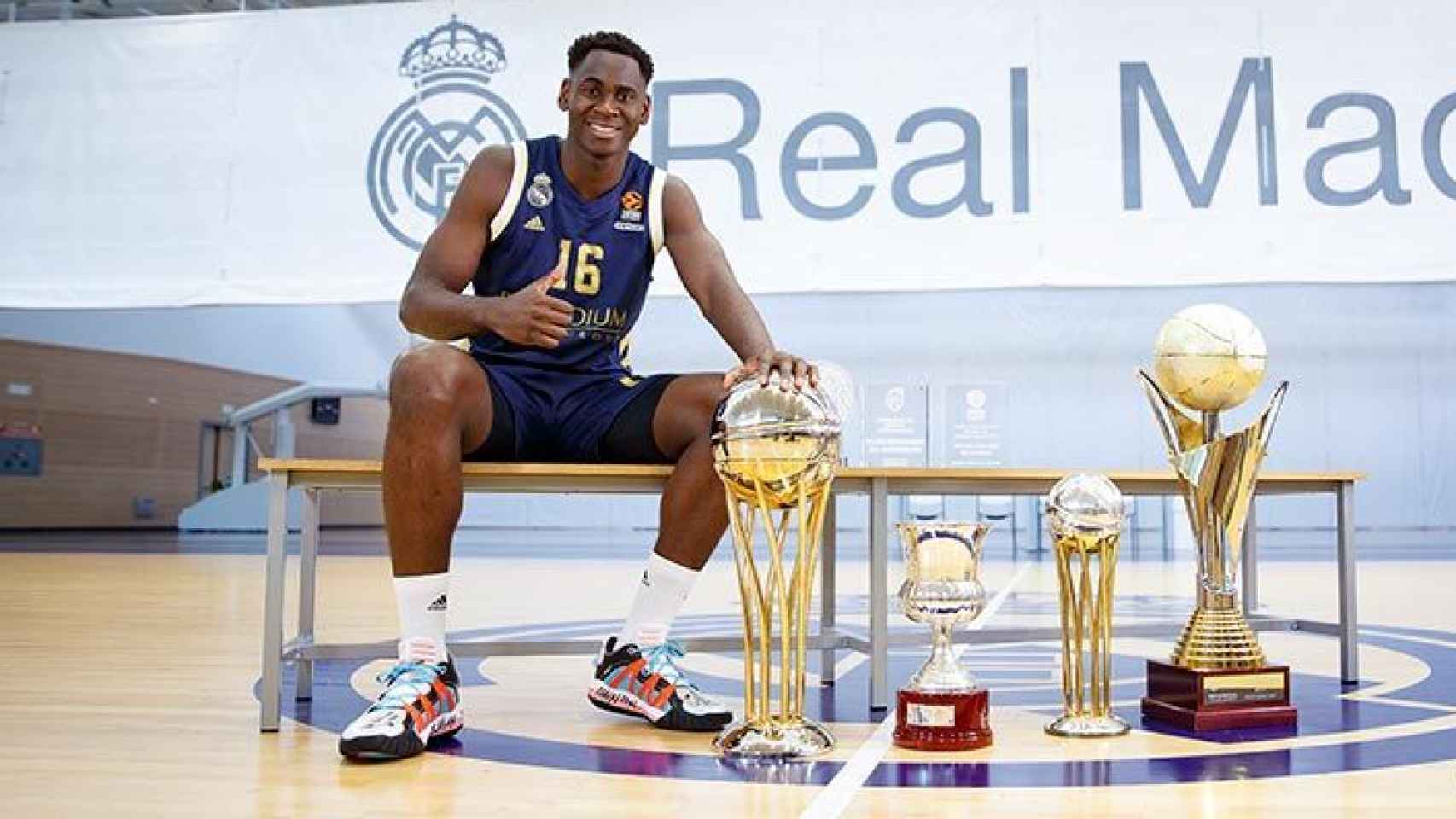 Usman Garuba, jugador del Real Madrid de baloncesto