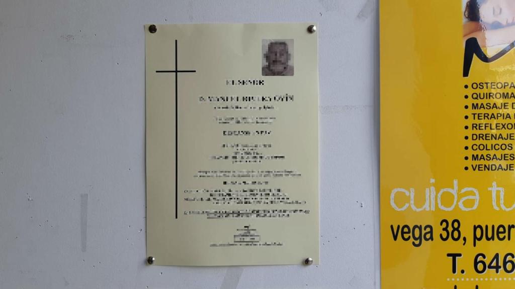 Una esquela en Haro.