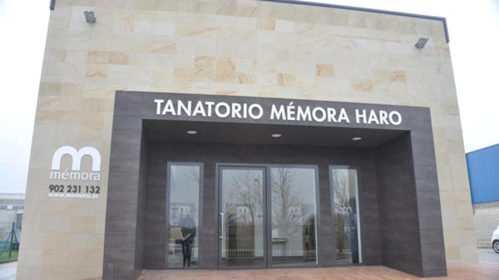 El tanatorio Mémora de Haro.
