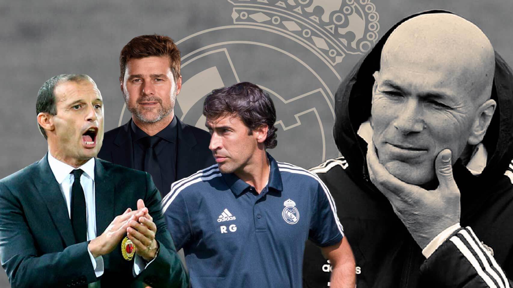 Pochettino, Allegri y Raúl, los candidatos al banquillo del Real Madrid