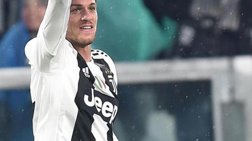 Rugani, en un partido de la Juventus de Turín