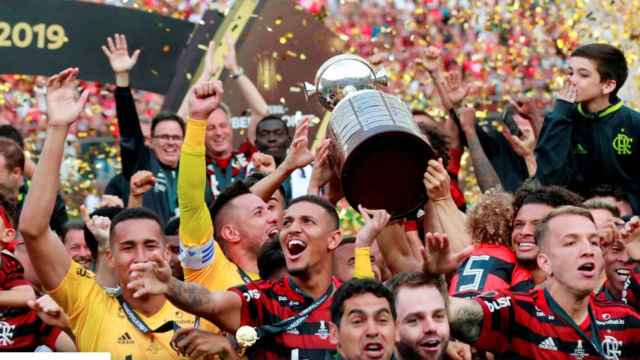 Flamengo celebra la Copa Libertadores 2019