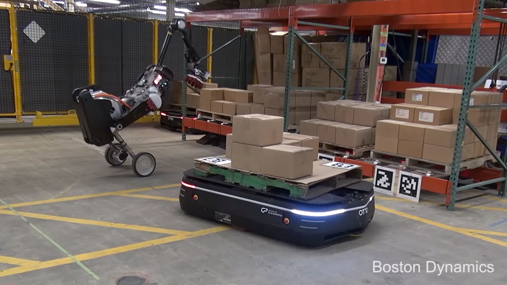 El almacén del futuro según Boston Dynamics.