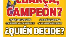 La portada del diario Sport (13/03/2020)