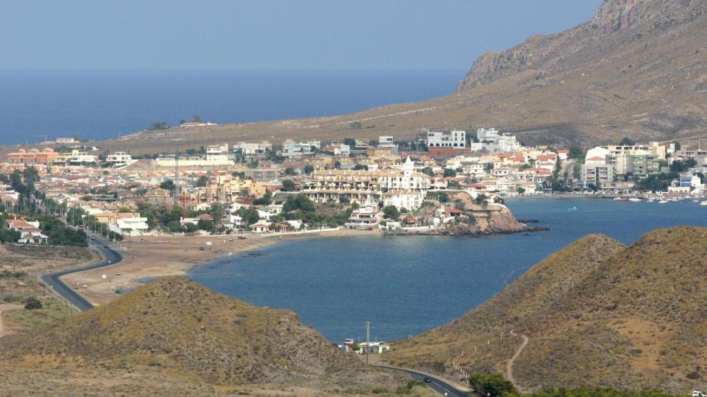 Vista aérea de Calabardina donde más del 30% de las residencias son propiedad de madrileños.