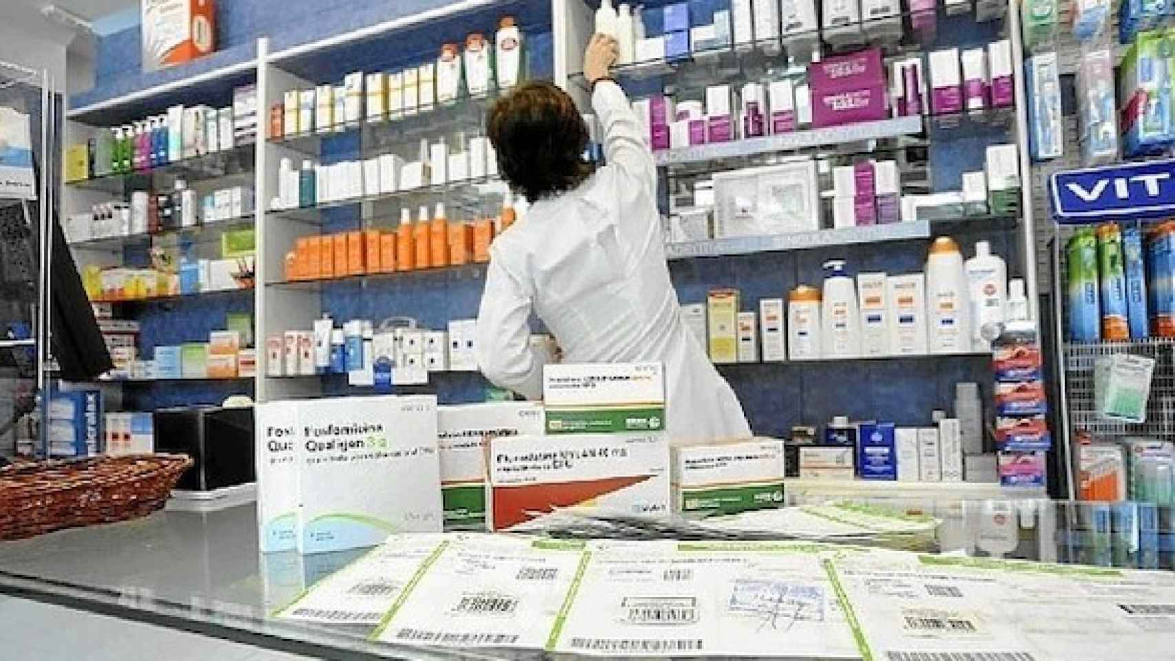 Imagen de archivo de una farmacia.