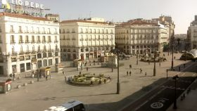Puerta del Sol, Madrid, esta mañana