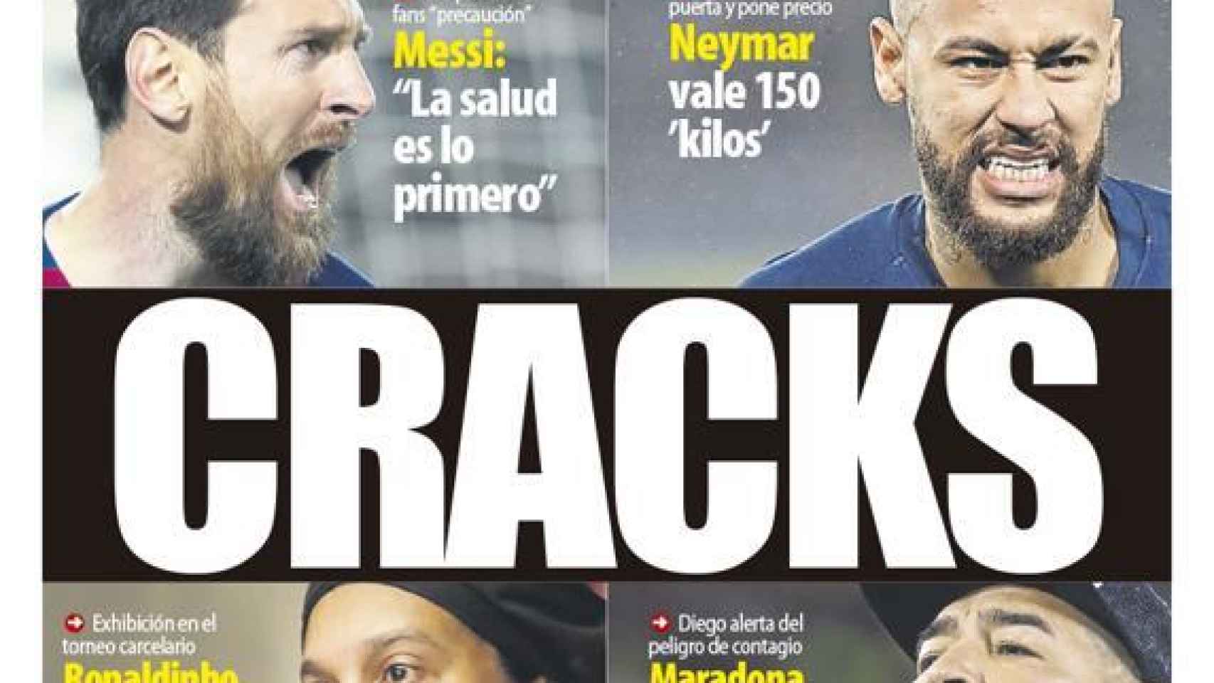 La portada del diario Mundo Deportivo (15/03/2020)