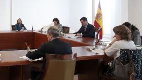 La vicepresidenta tercera, Nadia Calviño, en la reunión extraordinaria del Consejo de Ministros.