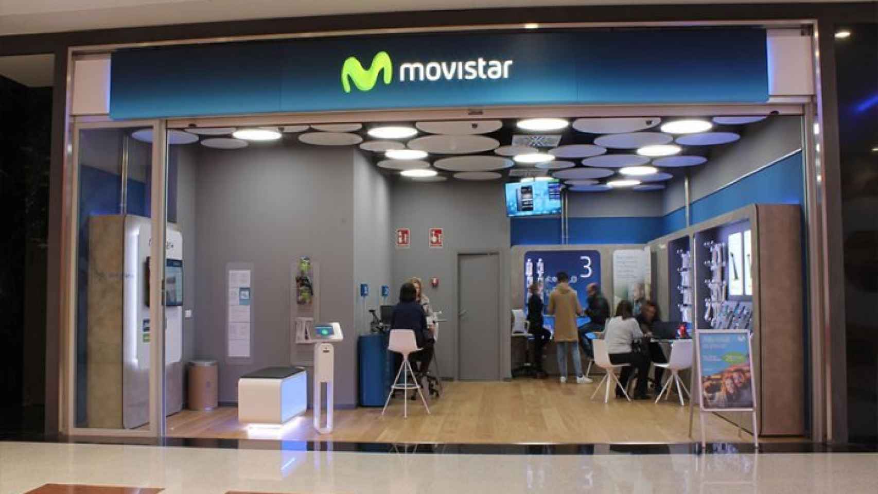 Tienda de Movistar, en una imagen de archivo.