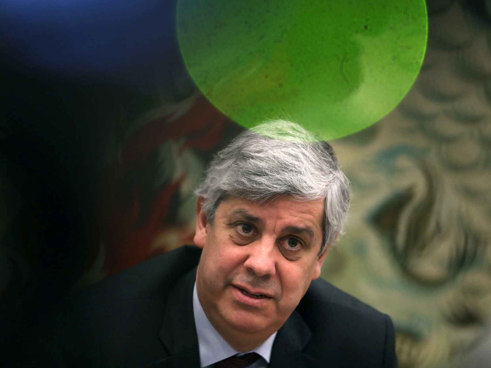 El presidente del Eurogrupo, Mário Centeno